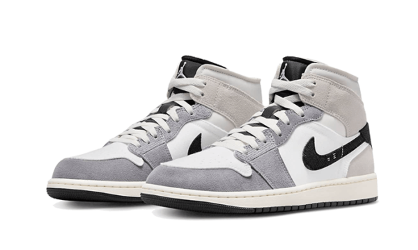 Air Jordan 1 Mid SE Craft Cement Grey - DZ4136-002 - 2