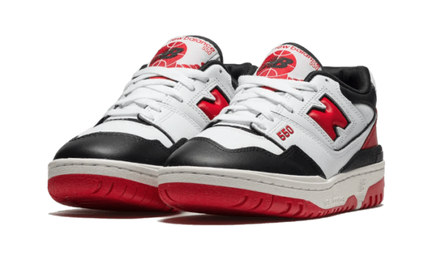New Balance 550 White Red Black - BB550HR1 - 2