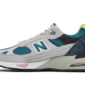 New Balance 991 Made In UK Grey Teal - M991PSG - 1