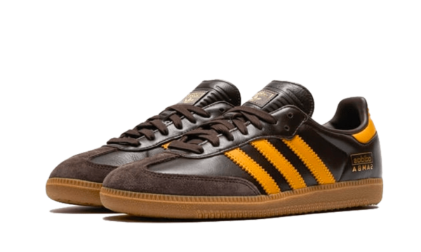 Adidas Samba OG Dark Brown Yellow - IG6174 - 2