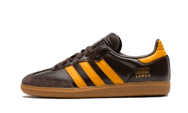 Adidas Samba OG Dark Brown Yellow - IG6174 - 1