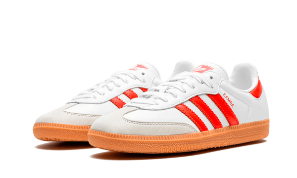 Adidas Samba OG White Solar Red Gum - IF6513 - 2