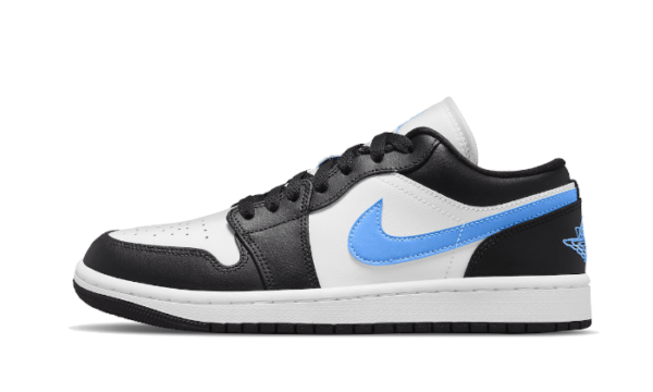 Air Jordan 1 Low Black University Blue - DC0774-041 - 1