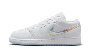 Air Jordan 1 Low Glitter Swoosh - FQ9112-100 - 1