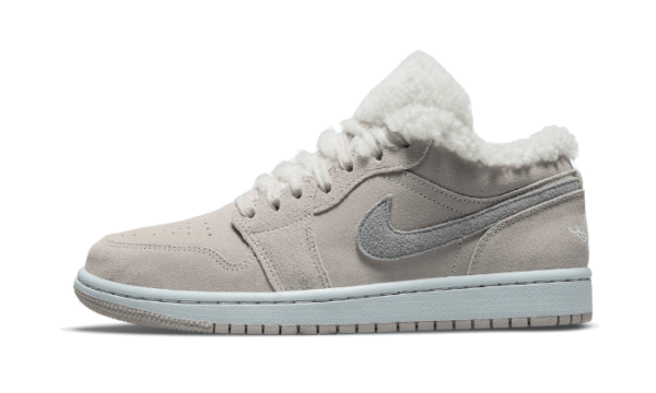 Air Jordan 1 Low SE Sherpa Fleece - DO0750-002 - 1