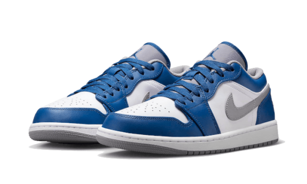 Air Jordan 1 Low True Blue - 553558-412 / 553560-412 - 2