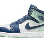 Air Jordan 1 Mid Mystic Navy Mint Foam - 554724-413 / 554725-413 - 1