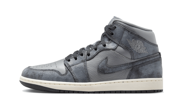 Air Jordan 1 Mid Distressed Smoke Grey - FJ3448-001 - 1