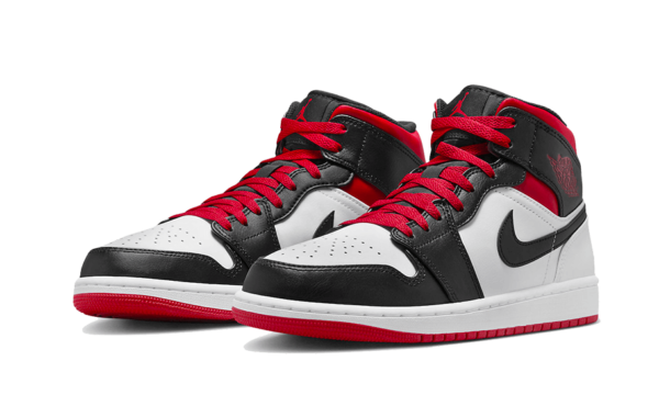 Air Jordan 1 Mid Gym Red Black Toe - DQ8426-106 / DQ8423-106 - 2