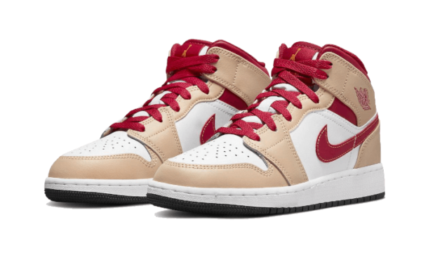 Air Jordan 1 Mid Onyx Curry - 554724-201 / 554725-201 - 2