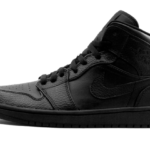 Air Jordan 1 Mid Triple Black - 554725-091 / 554724-091 - 1