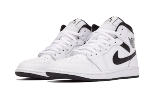Air Jordan 1 Mid White Black - DQ8423-132 / DQ8426-132 - 2
