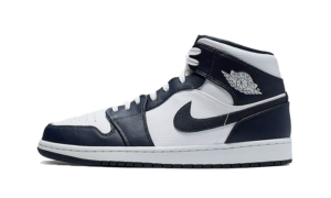 Air Jordan 1 Mid White Metallic Gold Obsidian – 554724-174 / 554725-174 – 1