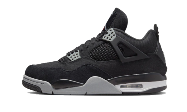 Air Jordan 4 Black Canvas - DH7138-006 / DV0553-006 - 1