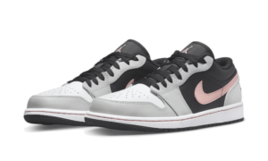 Air Jordan 1 Low Black Grey Pink - 553558-062 / 553560-062 - 2