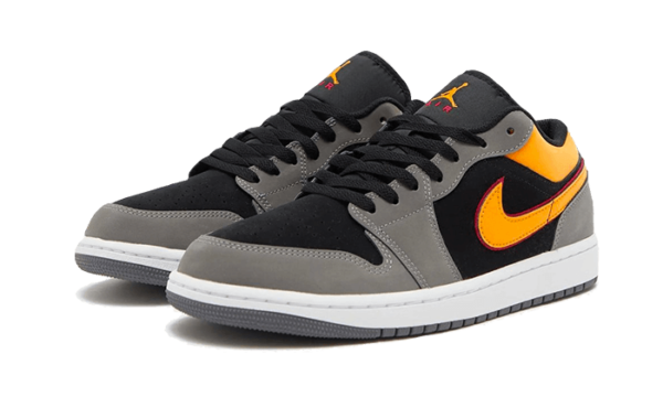 Air Jordan 1 Low Black Vivid Orange - FN7308-008 - 2