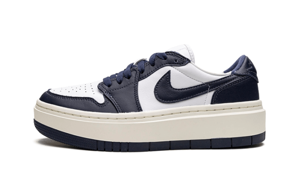 Air Jordan 1 Low Elevate White Midnight Navy Sail - DH7004-141 - 1
