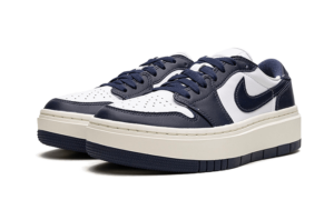 Air Jordan 1 Low Elevate White Midnight Navy Sail - DH7004-141 - 2