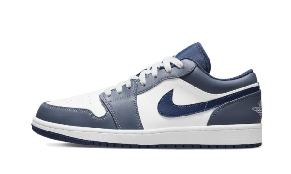 Air Jordan 1 Low Steel Blue - 553558-414 - 1