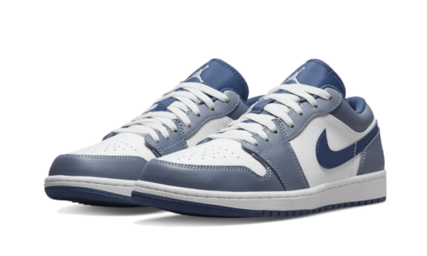 Air Jordan 1 Low Steel Blue - 553558-414 - 2