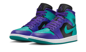 Air Jordan 1 Mid Black Grape - BQ6472-502 - 2