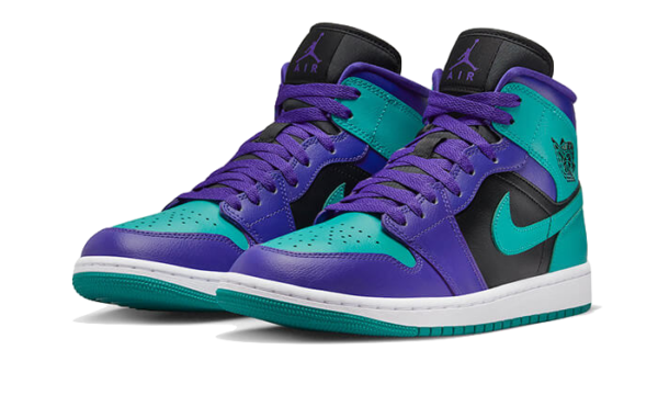 Air Jordan 1 Mid Black Grape - BQ6472-502 - 2