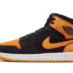 Air Jordan 1 Mid Fat Tongue Black Orange - FJ4923-008 - 1