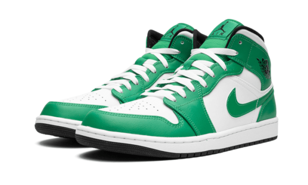 Air Jordan 1 Mid Lucky Green - DQ8426-301 / DQ8423-301 - 2
