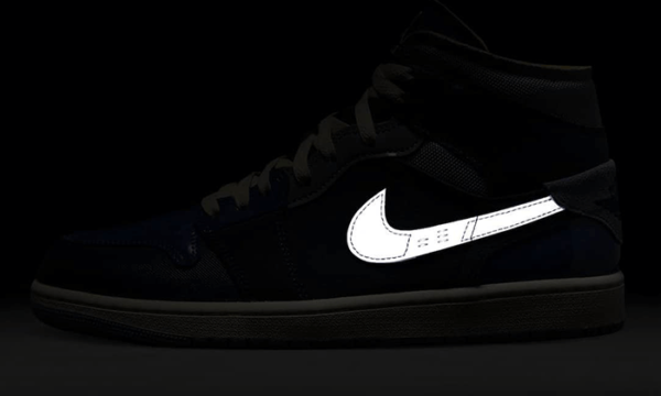 Air Jordan 1 Mid SE Craft Obsidian - DR8868-400 / DX2193-400 - 4
