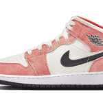 Air Jordan 1 Mid SE Orange Suede - DV1336-800 - 1