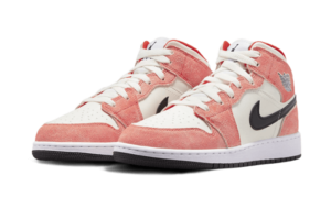 Air Jordan 1 Mid SE Orange Suede - DV1336-800 - 2