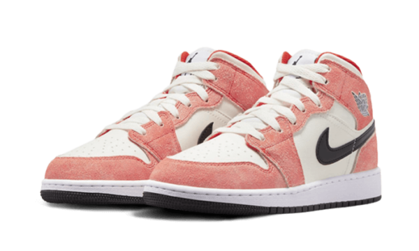 Air Jordan 1 Mid SE Orange Suede - DV1336-800 - 2
