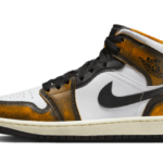 Air Jordan 1 Mid SE Orange Wear-Away - DQ8417-071 / DQ8418-071 - 1