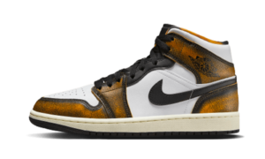 Air Jordan 1 Mid SE Orange Wear-Away – DQ8417-071 / DQ8418-071 – 1