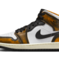 Air Jordan 1 Mid SE Orange Wear-Away - DQ8417-071 / DQ8418-071 - 1