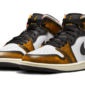 Air Jordan 1 Mid SE Orange Wear-Away - DQ8417-071 / DQ8418-071 - 2