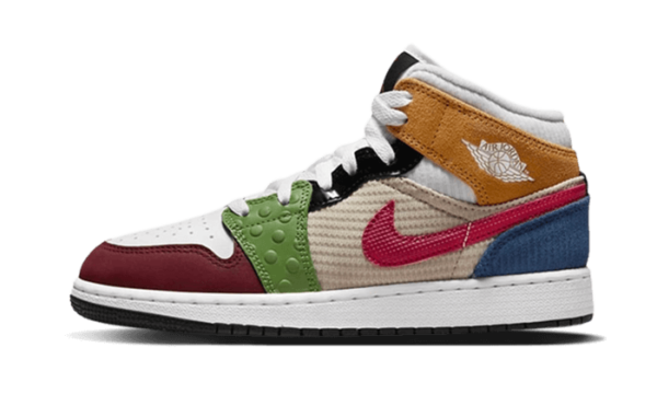 Air Jordan 1 Mid SE Patchwork - DR6957-100 - 1