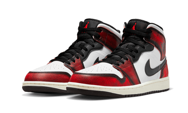 Air Jordan 1 Mid SE Wear-Away Chicago - DV9565-006 / FB0568-006 - 2