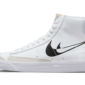 Nike Blazer Mid '77 Double Negative White Black - CT8529-141 / 384665-141 - 1