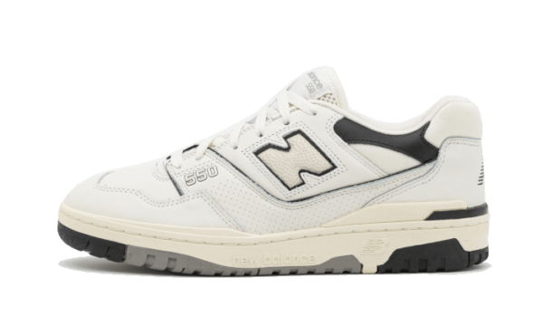 New Balance 550 Cream Black - BB550LWT - 1