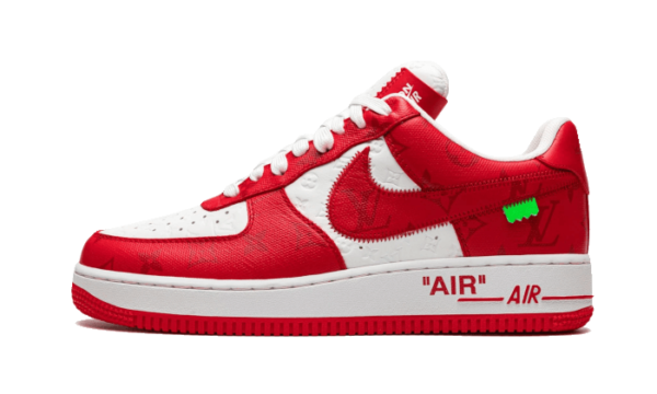 Nike Air Force 1 Low Louis Vuitton White Red - 1A9VA9 - 1