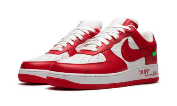 Nike Air Force 1 Low Louis Vuitton White Red - 1A9VA9 - 2