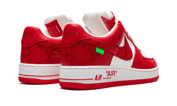 Nike Air Force 1 Low Louis Vuitton White Red - 1A9VA9 - 3