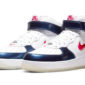 Nike Air Force 1 Mid University Red Midnight Navy - DH5623-101 - 2
