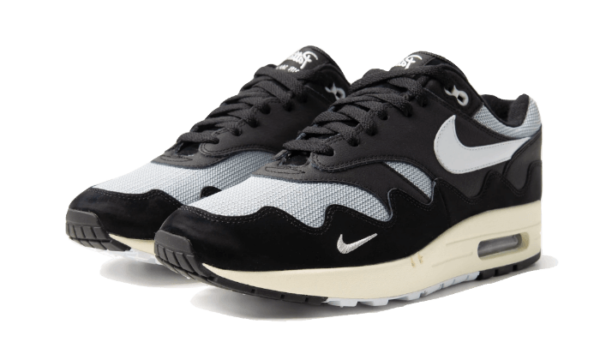 Nike Air Max 1 Patta Black Grey (Special Box + Bracelet) - DQ0299-001 - 2
