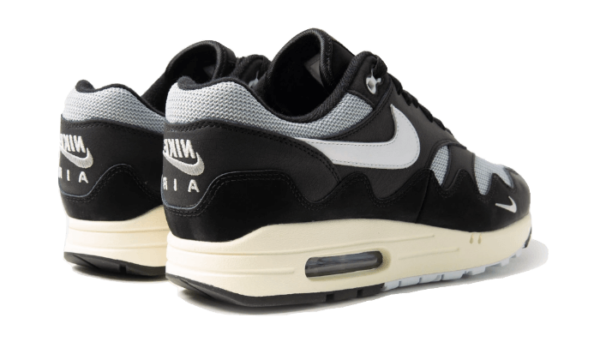 Nike Air Max 1 Patta Black Grey (Special Box + Bracelet) - DQ0299-001 - 3