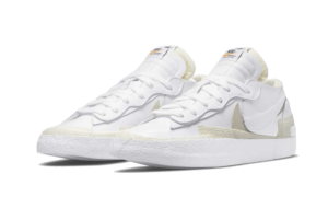 Nike Blazer Low Sacai White Patent - DM6443-100 - 2