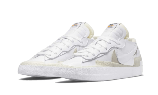 Nike Blazer Low Sacai White Patent - DM6443-100 - 2