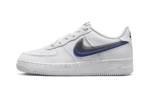 Nike Air Force 1 Low Impact Next Nature Double Swoosh White Black Blue - FD0688-100 - 1