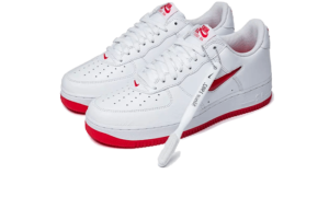 Nike Air Force 1 Low '07 Retro Color of the Month Jewel Swoosh University Red - FN5924-101 - 2